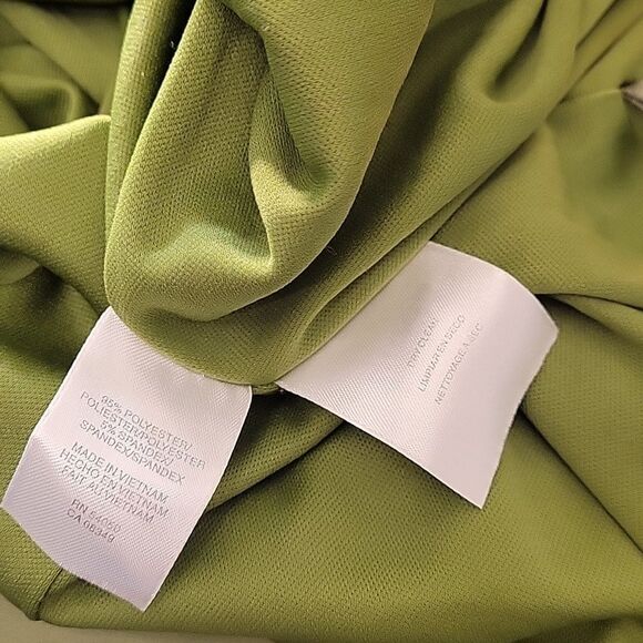 EVAN-PICONE DRAPED NECKLINE SLEEVELESS RUCHED MIDI DRESS - Picture 11 of 13